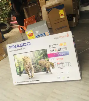 Glossy Led Black Electric Nasco 50 Inches Smart Tv