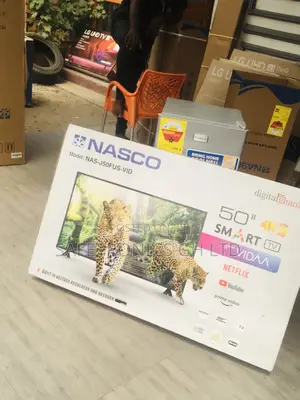 Smart Black Electric Nasco 50 Inches Glossy Led Tv