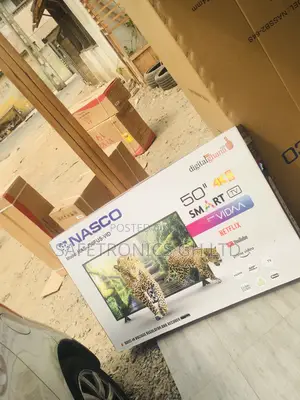 Electric Nasco 50 Inches Black Glossy Led Smart Tv