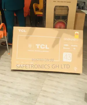 TCL Led Black Glossy P635 Electric Smart 43 Inches Tv