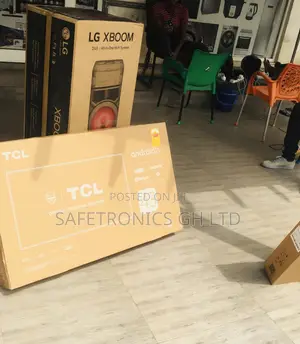 Glossy Smart Black TCL 43 Inches Electric P635 Led Tv