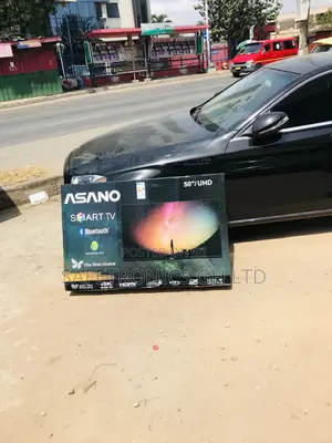 Glossy Electric Asano Black Smart 50 Inches Led UHD Tv