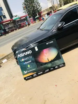 Asano Black Electric Glossy Smart 50 Inches Led Tv