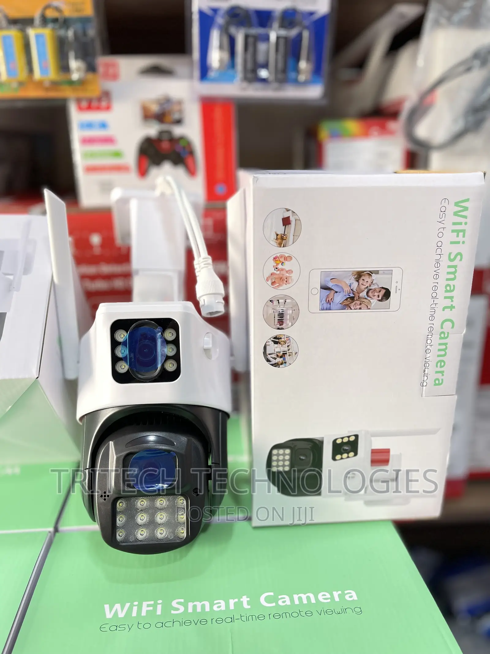 6mp Super HD Dual Lens Wi-Fi PTZ Camera (3.5 Inch)