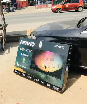 Electric Asano 50 Inches Black Smart UHD Glossy Led Tv