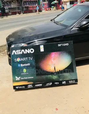 UHD Black Electric Asano Led Glossy Smart 50 Inches Tv