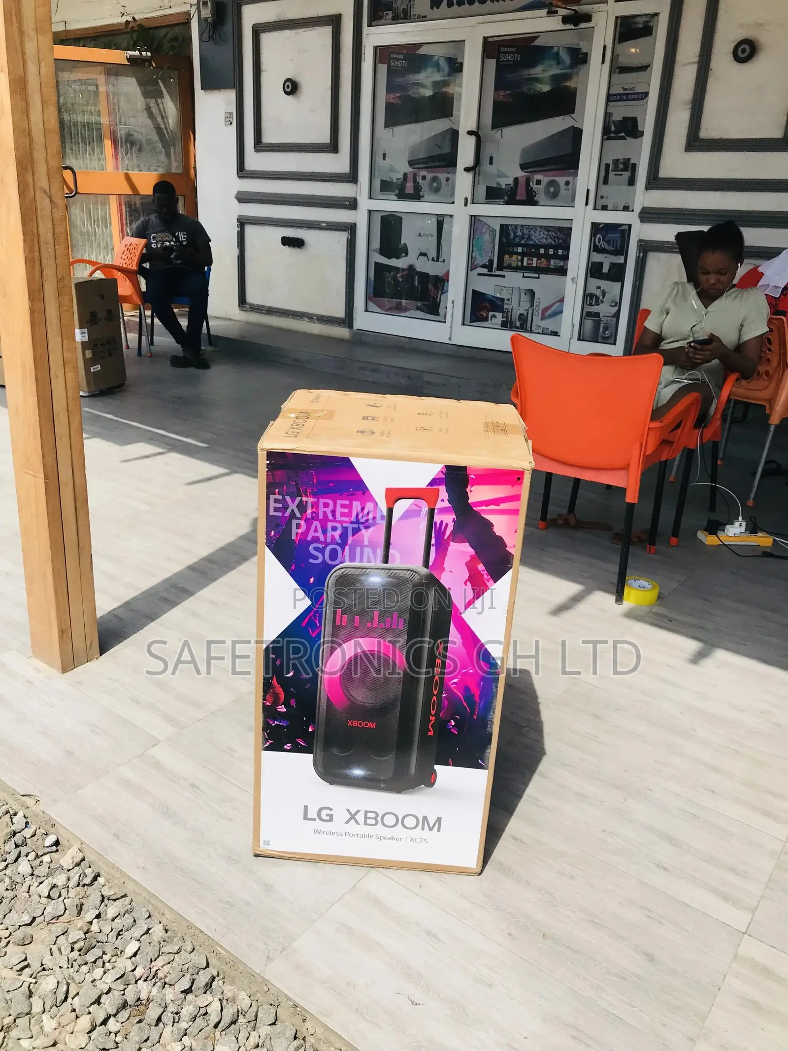 Lasting Wireless Black Bluetooth Electric LG XL7S Speaker
