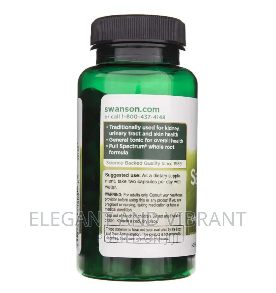 Sarsaparilla Root 450mg, 60 Capsules