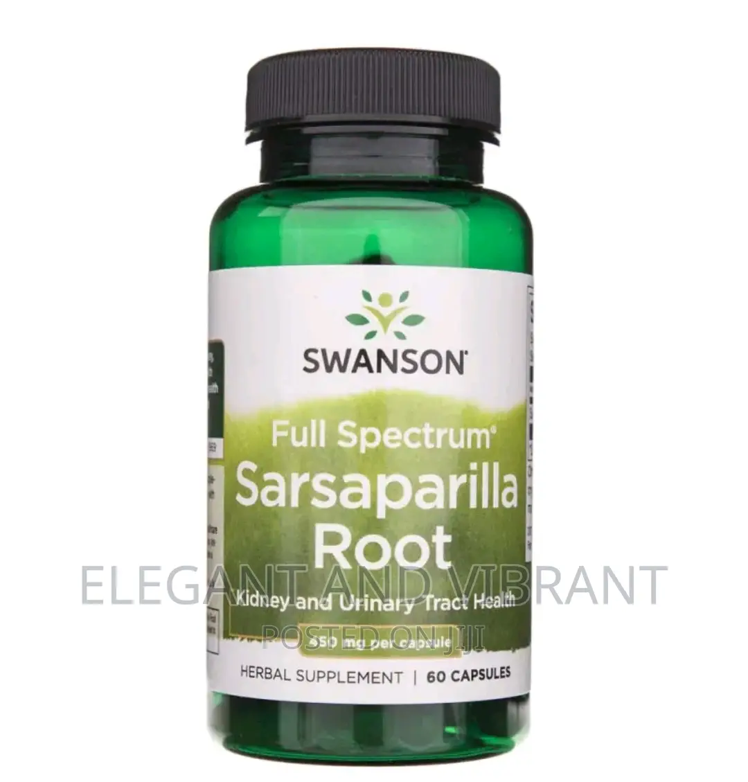 Sarsaparilla Root 450mg, 60 Capsules