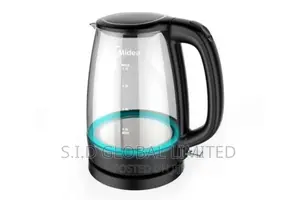 Midea Electric Kettle Transparent Glass 1.7ltr Mk-17g02b
