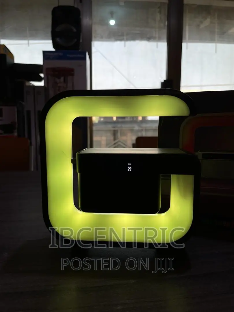 LED Table Lamp With Bluetooth Speaker and Wireless Charger