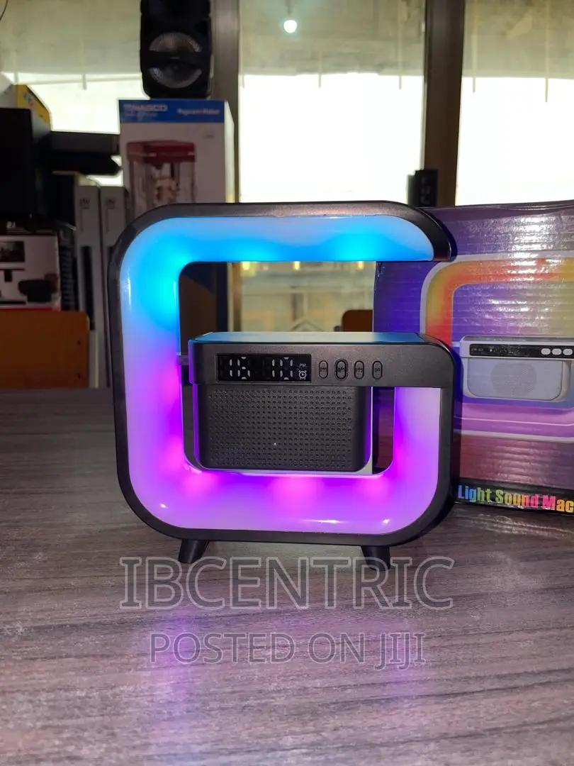 LED Table Lamp With Bluetooth Speaker and Wireless Charger