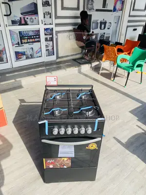 Authentic Volcano 50x50 4 Gas Cooker(Black).