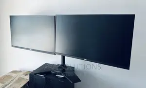 Dell 23 Inches Edgeless Monitor on Dual Stand.