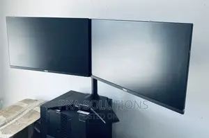Dell 23 Inches Edgeless Monitor on Dual Stand.