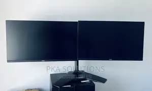 Dell 23 Inches Edgeless Monitor on Dual Stand.
