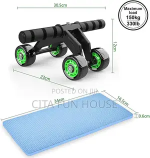4 Wheel AB Roller Exercise Machine