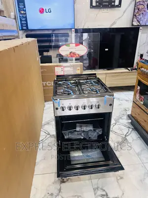 Perfect  Sleek Sliver Gas Cooker Oven Grill 4burner 60/60