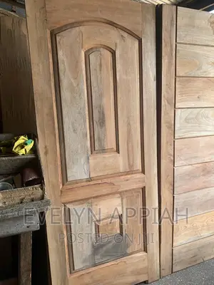 Red Wood Double Door
