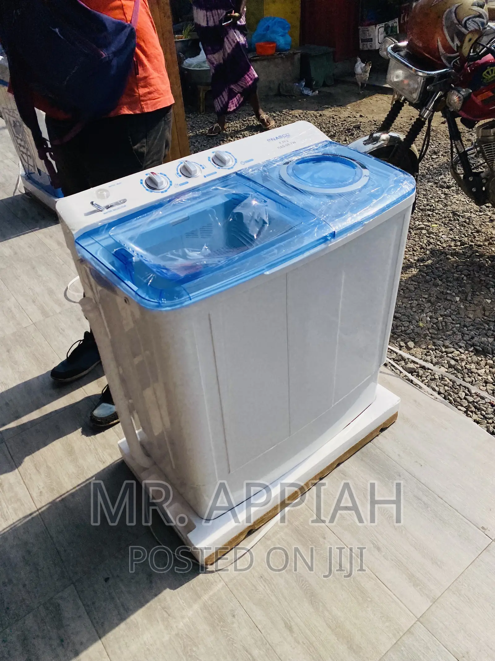 Well Design Nasco 8kg Top Load Washing Machine.