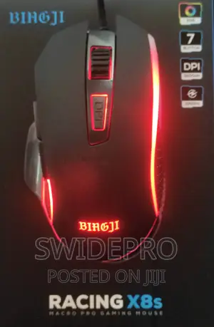 Racing X8s Super Fast RGB Gaming Mired Mouse