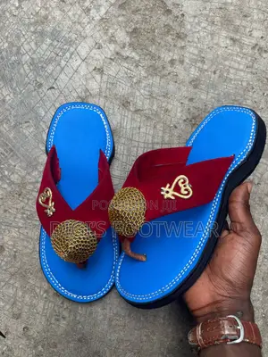 Red Suede With Blue Inner Ahenema/Chawchaw