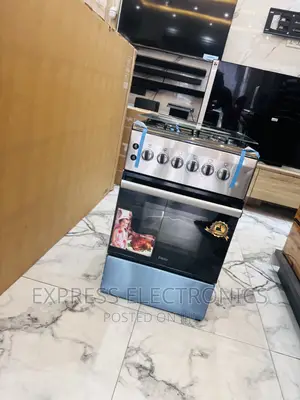 Durable Build New Line Sliver 4burner Gas Cooker 50/60