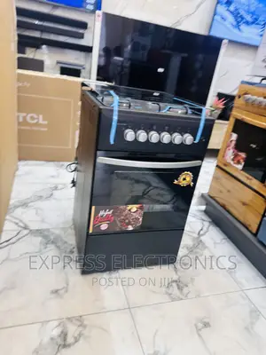 Beautiful  New Black Gas Cooker Oven Grill 4burner 50/50