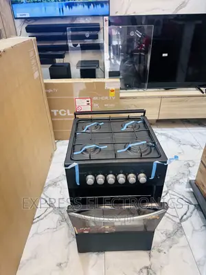 Kitchen Sleek Gas Stove Cooker 4burner Black