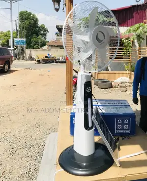 Unique Design Clinette Electric Fan + Solar Panel(White).