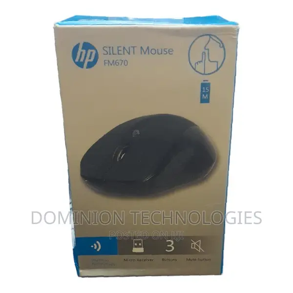 Hp Silent Wireless Mouse Mf670 15m