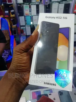 New Samsung Galaxy A52 5G 128 GB Black