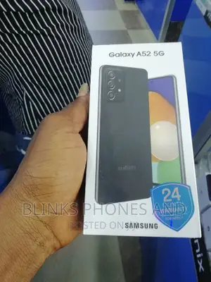 New Samsung Galaxy A52 5G 128 GB Black