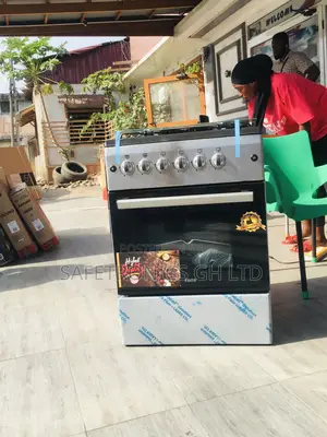 Ferre Gray Oven With Grill 60x60 4 Gas Cooker