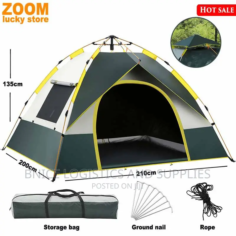 3 Person Automatic Tent, 2 Windows