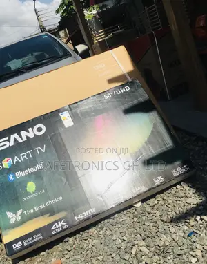 Asano Black 50 Inches Glossy Led Electric Smart UHD Tv