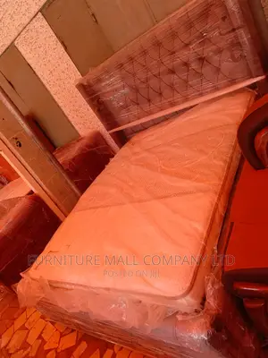 New Queen Size Bed With Mattress Available as Seen
