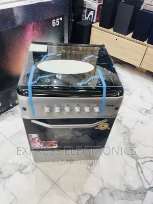 2-2 Stove Gas Electric Cooker Oven Grill Sliver