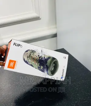 Elegant JBL Flip 6 Rechargeable Speaker.