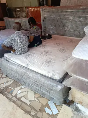 Classic Queen Size Bed With Mattress . Free Delivery