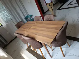 New Dinning Set With Six Chairs  Free Delivery