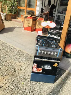 Oven With Grill Volcano Gray 4 Gas Cooker 50x60