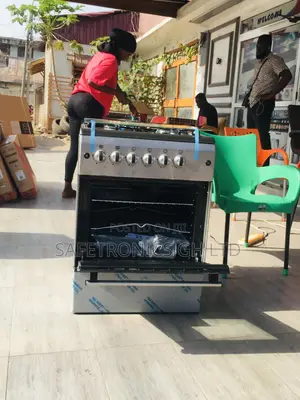 Ferre Gray 4 Gas Cooker Oven With Grill 60x60