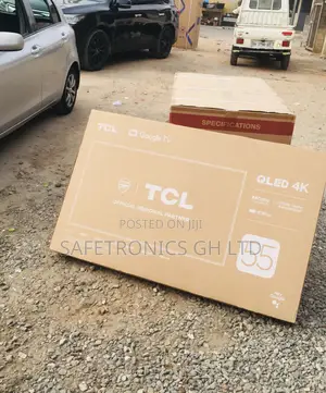TCL 55 Inches Glossy Qled Smart Black Electric 635 Tv