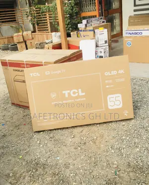 55 Inches Glossy Qled Black Electric TCL C635 Smart Tv