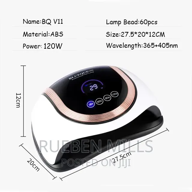 Two Hands Blueque V11 Smart Sensor Professional Nail Dryer