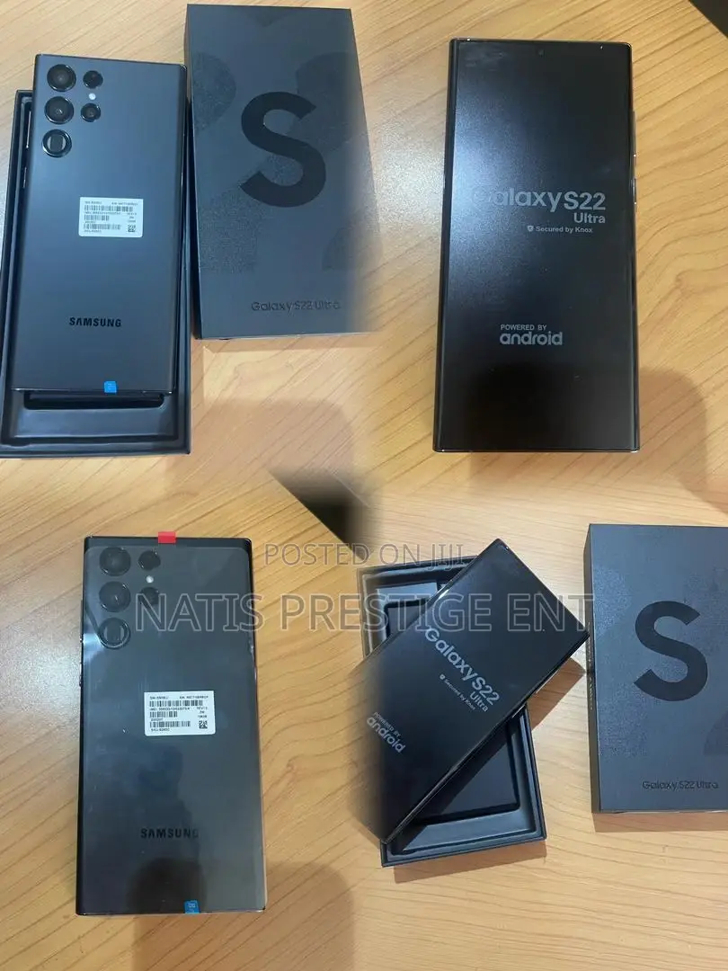 New Samsung Galaxy S22 Ultra 5G 128 GB Black