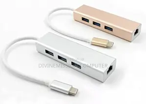 4 in 1 Type C Hub With Ethernet Adapter 3.0