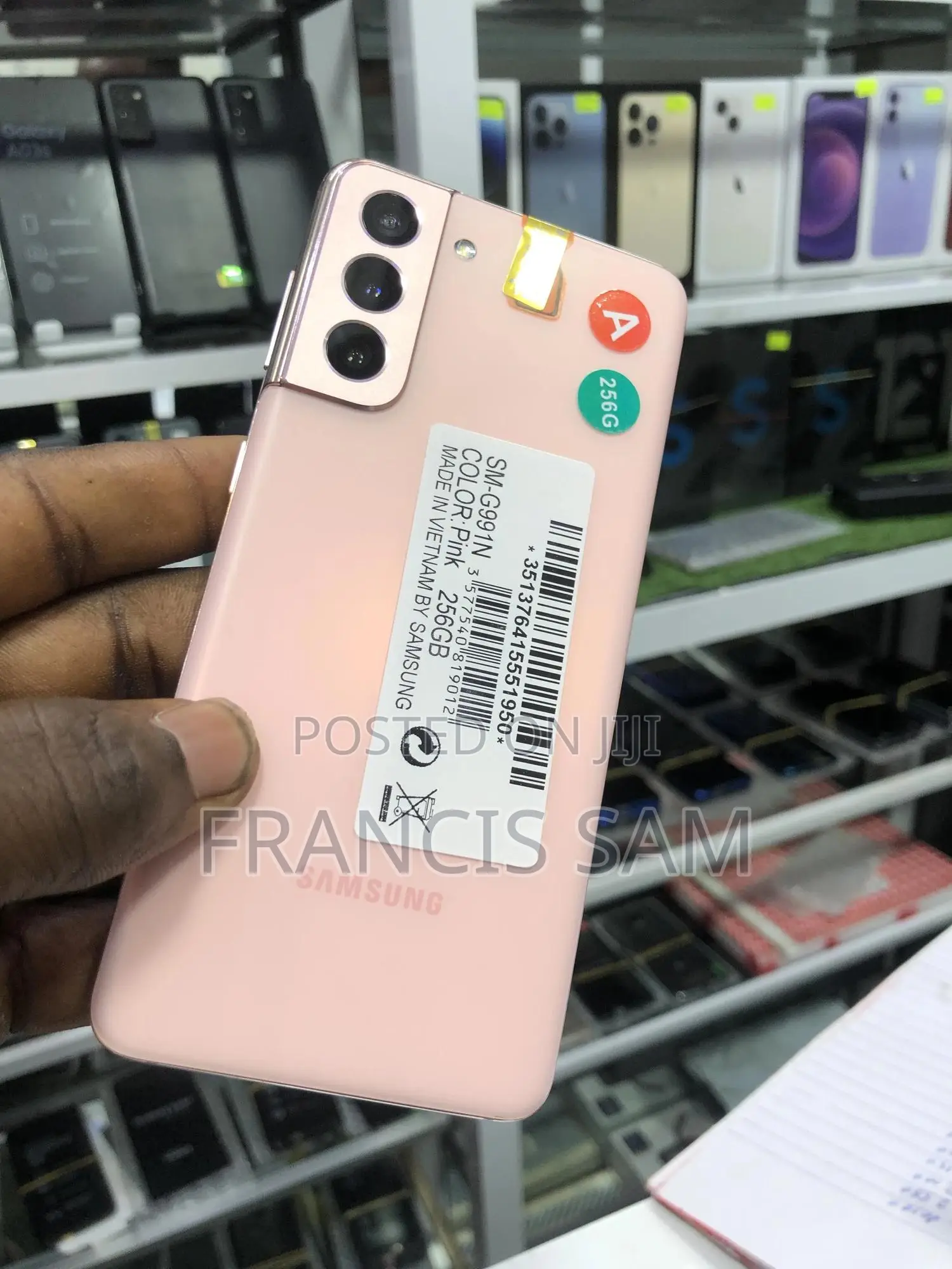 New Samsung Galaxy S21 5G 256 GB Pink