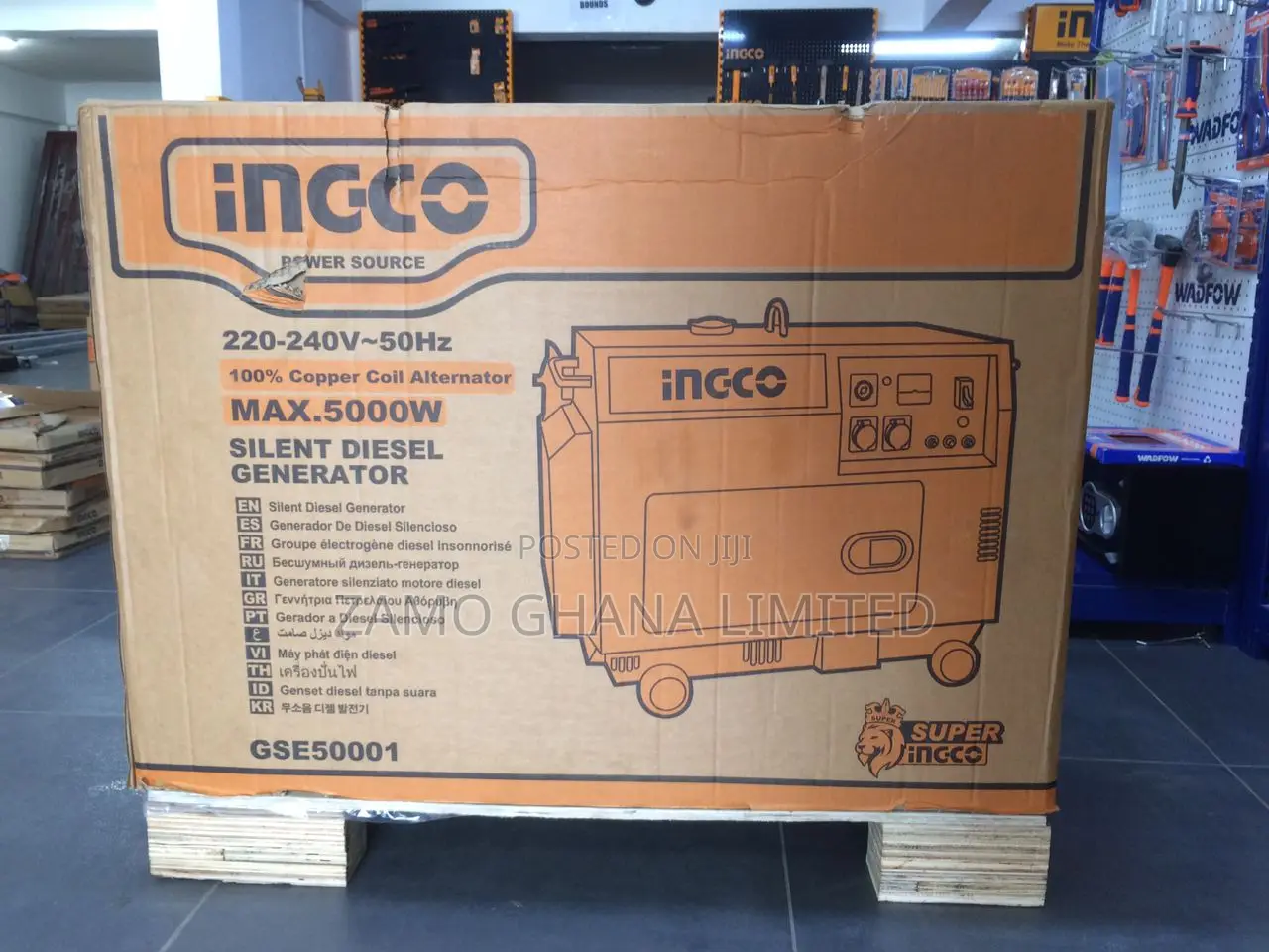 Silent Diesel Generator 5kw(9.0hp) - Gse50001